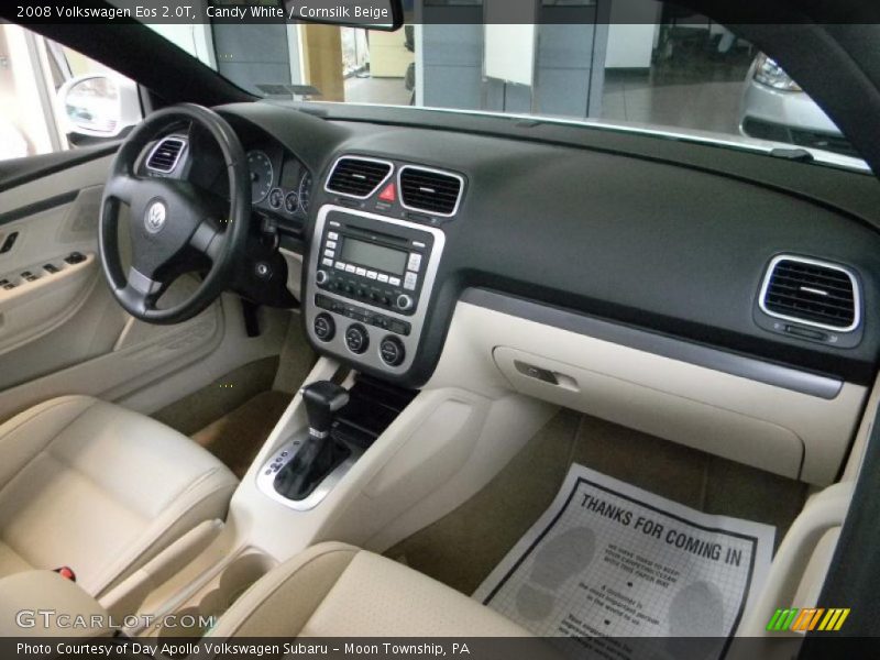 Candy White / Cornsilk Beige 2008 Volkswagen Eos 2.0T