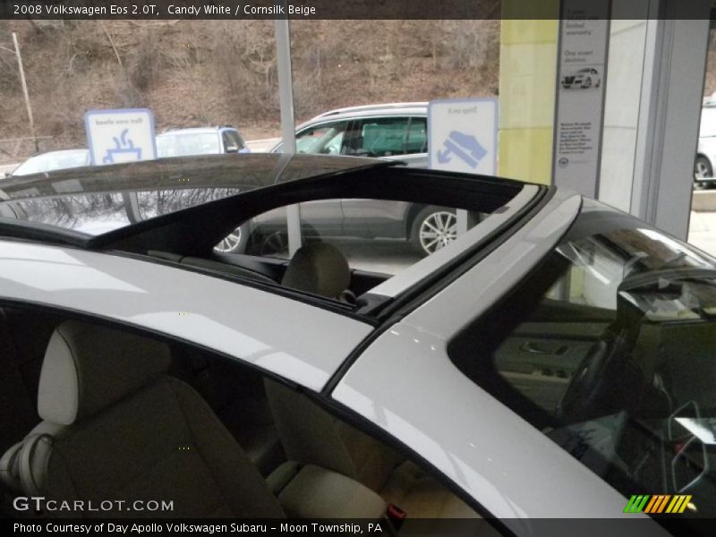Candy White / Cornsilk Beige 2008 Volkswagen Eos 2.0T