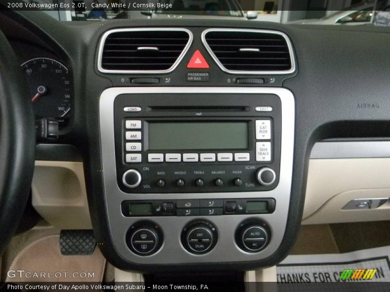 Candy White / Cornsilk Beige 2008 Volkswagen Eos 2.0T