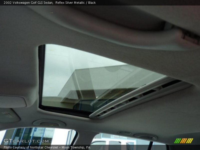 Reflex Silver Metallic / Black 2002 Volkswagen Golf GLS Sedan