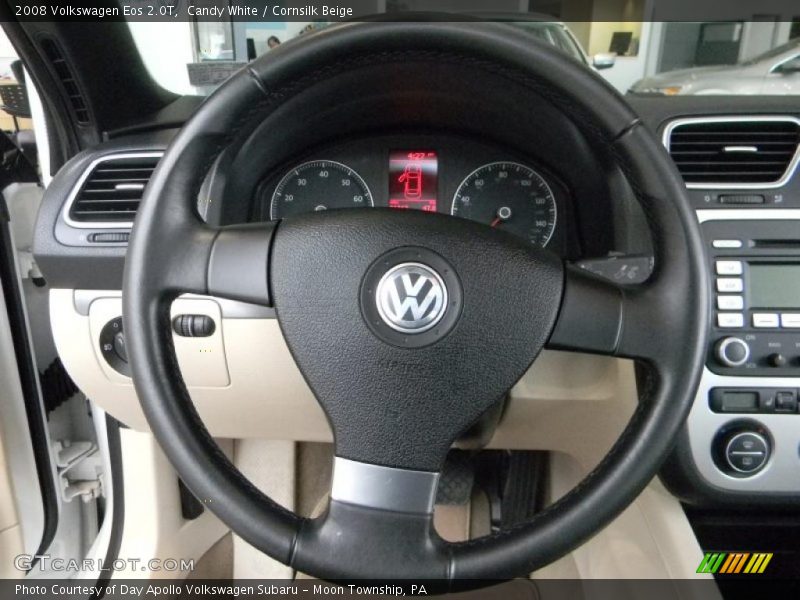 Candy White / Cornsilk Beige 2008 Volkswagen Eos 2.0T