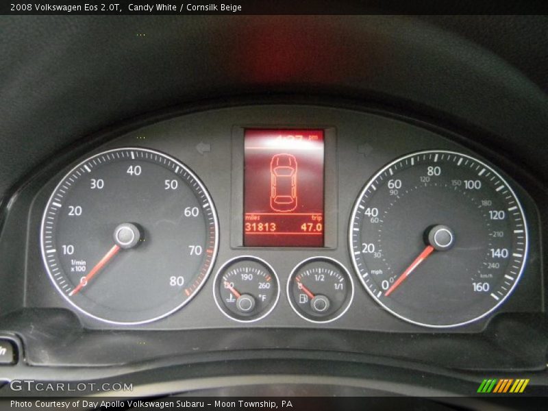 Candy White / Cornsilk Beige 2008 Volkswagen Eos 2.0T