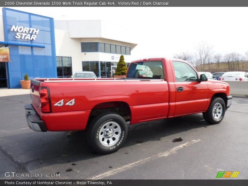 Victory Red / Dark Charcoal 2006 Chevrolet Silverado 1500 Work Truck Regular Cab 4x4