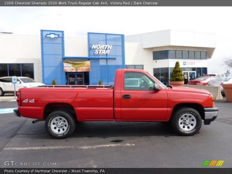 Victory Red / Dark Charcoal 2006 Chevrolet Silverado 1500 Work Truck Regular Cab 4x4