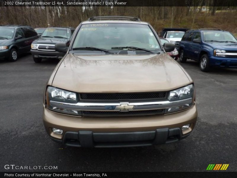 Sandalwood Metallic / Dark Pewter 2002 Chevrolet TrailBlazer LS 4x4