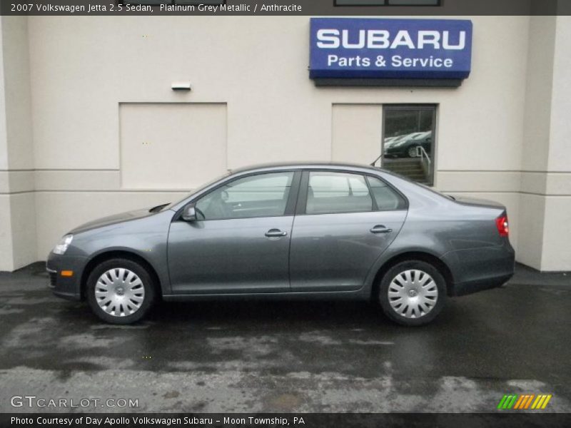 Platinum Grey Metallic / Anthracite 2007 Volkswagen Jetta 2.5 Sedan