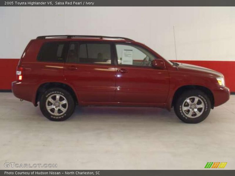 Salsa Red Pearl / Ivory 2005 Toyota Highlander V6