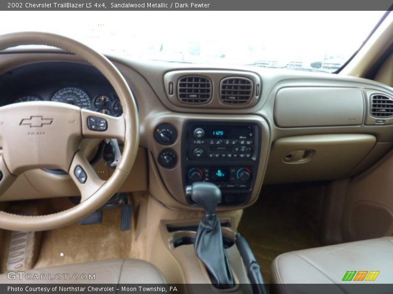 Sandalwood Metallic / Dark Pewter 2002 Chevrolet TrailBlazer LS 4x4