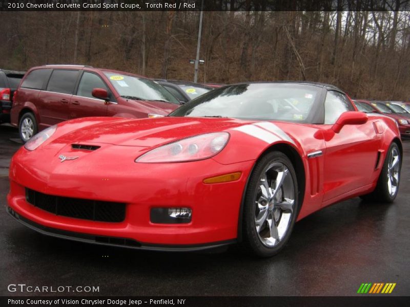 Front 3/4 View of 2010 Corvette Grand Sport Coupe