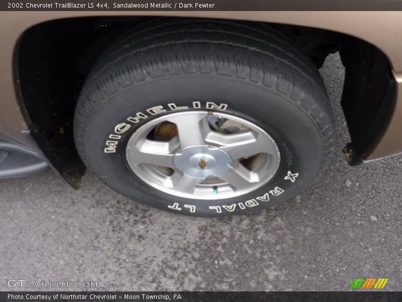 Sandalwood Metallic / Dark Pewter 2002 Chevrolet TrailBlazer LS 4x4
