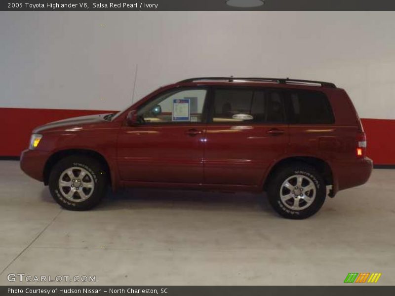 Salsa Red Pearl / Ivory 2005 Toyota Highlander V6