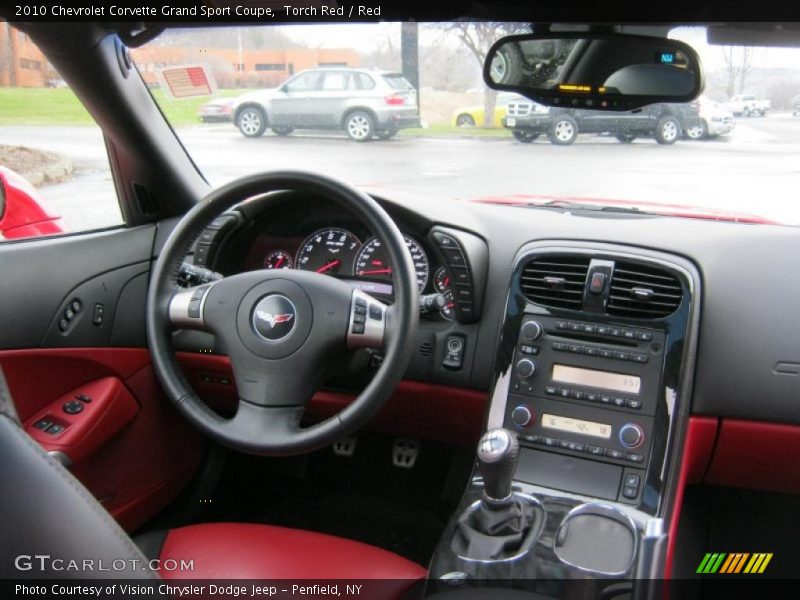 Dashboard of 2010 Corvette Grand Sport Coupe