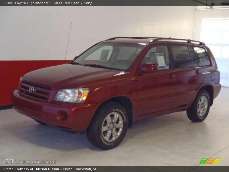 Salsa Red Pearl / Ivory 2005 Toyota Highlander V6