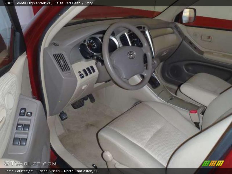 Salsa Red Pearl / Ivory 2005 Toyota Highlander V6