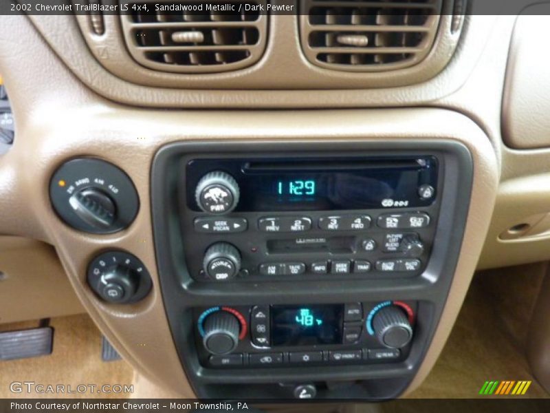 Sandalwood Metallic / Dark Pewter 2002 Chevrolet TrailBlazer LS 4x4