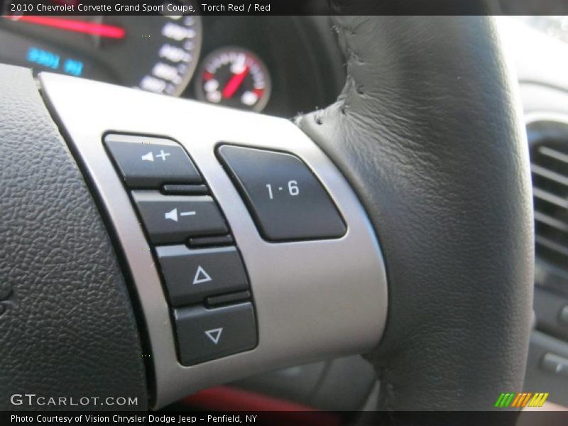 Controls of 2010 Corvette Grand Sport Coupe