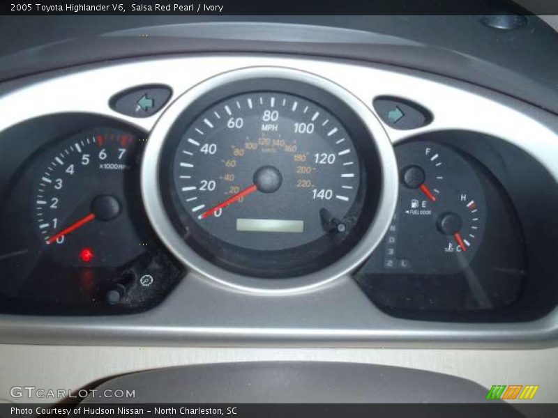 Salsa Red Pearl / Ivory 2005 Toyota Highlander V6