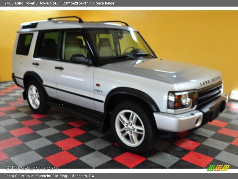 Zambezi Silver / Alpaca Beige 2003 Land Rover Discovery SE7
