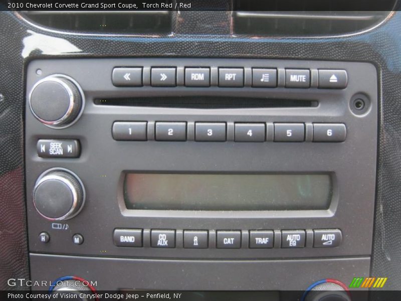 Controls of 2010 Corvette Grand Sport Coupe