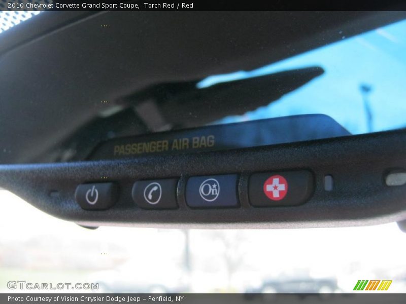 Controls of 2010 Corvette Grand Sport Coupe