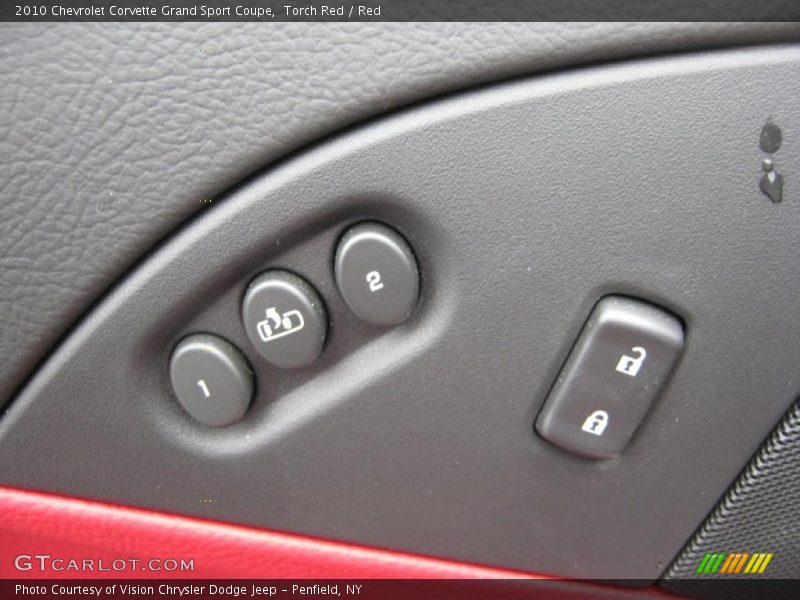 Controls of 2010 Corvette Grand Sport Coupe