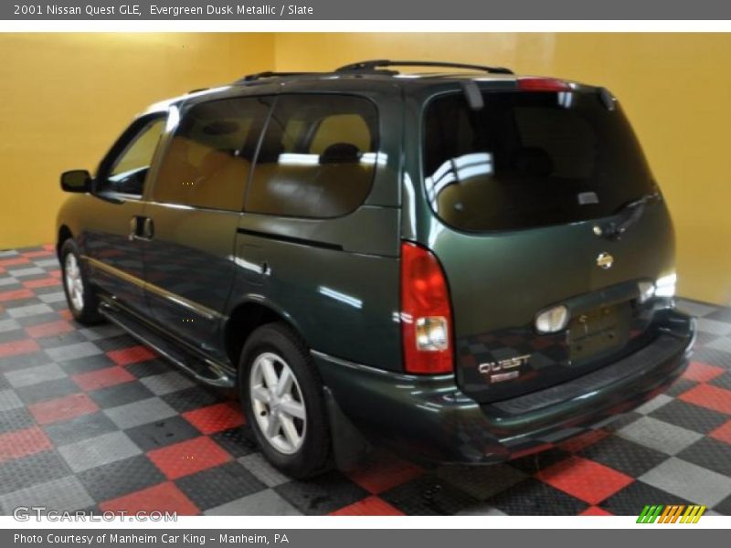 Evergreen Dusk Metallic / Slate 2001 Nissan Quest GLE