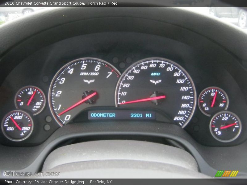  2010 Corvette Grand Sport Coupe Grand Sport Coupe Gauges