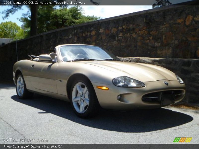 Topaz Metallic / Ivory 1998 Jaguar XK XK8 Convertible