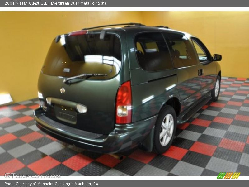 Evergreen Dusk Metallic / Slate 2001 Nissan Quest GLE