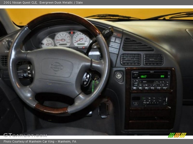 Evergreen Dusk Metallic / Slate 2001 Nissan Quest GLE