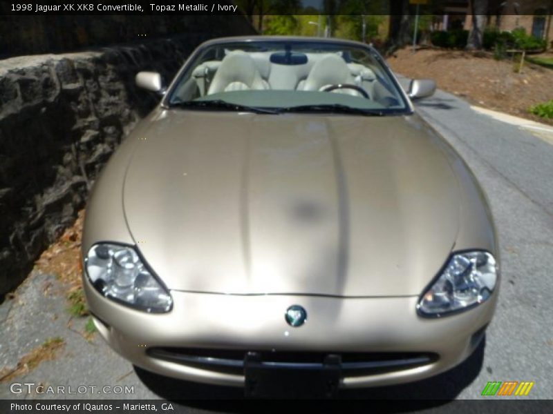 Topaz Metallic / Ivory 1998 Jaguar XK XK8 Convertible