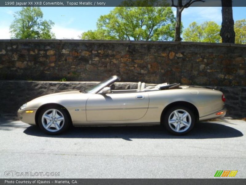  1998 XK XK8 Convertible Topaz Metallic