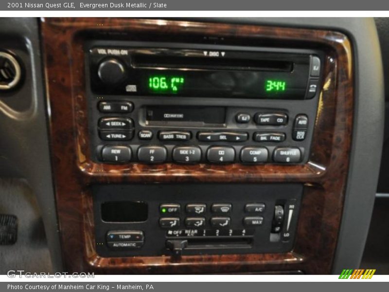 Evergreen Dusk Metallic / Slate 2001 Nissan Quest GLE
