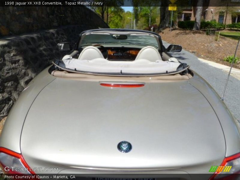 Topaz Metallic / Ivory 1998 Jaguar XK XK8 Convertible
