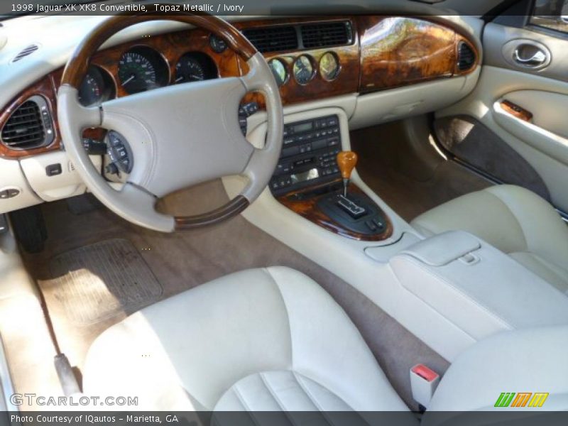 Ivory Interior - 1998 XK XK8 Convertible 