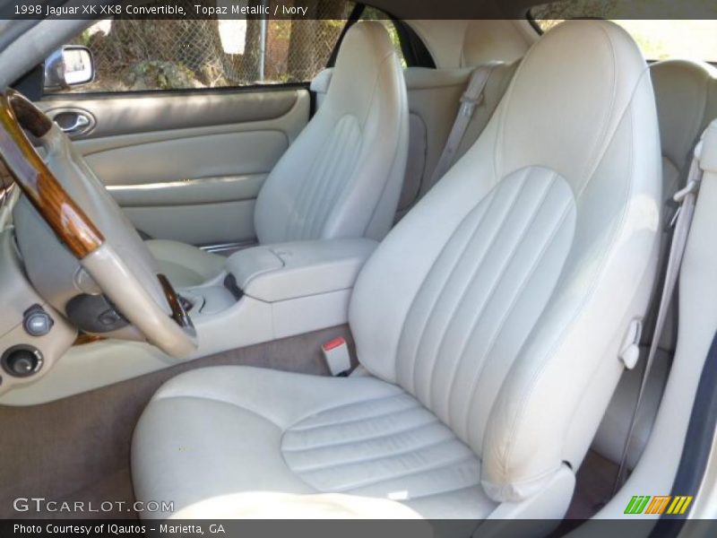  1998 XK XK8 Convertible Ivory Interior