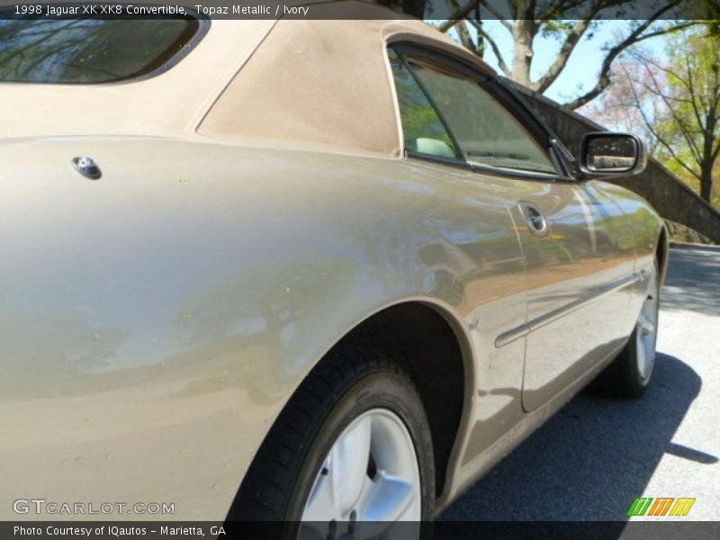 Topaz Metallic / Ivory 1998 Jaguar XK XK8 Convertible