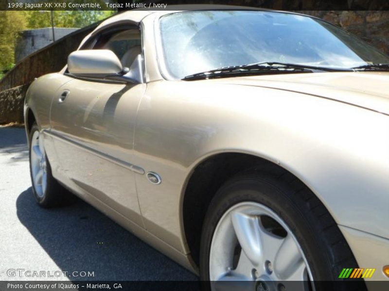Topaz Metallic / Ivory 1998 Jaguar XK XK8 Convertible
