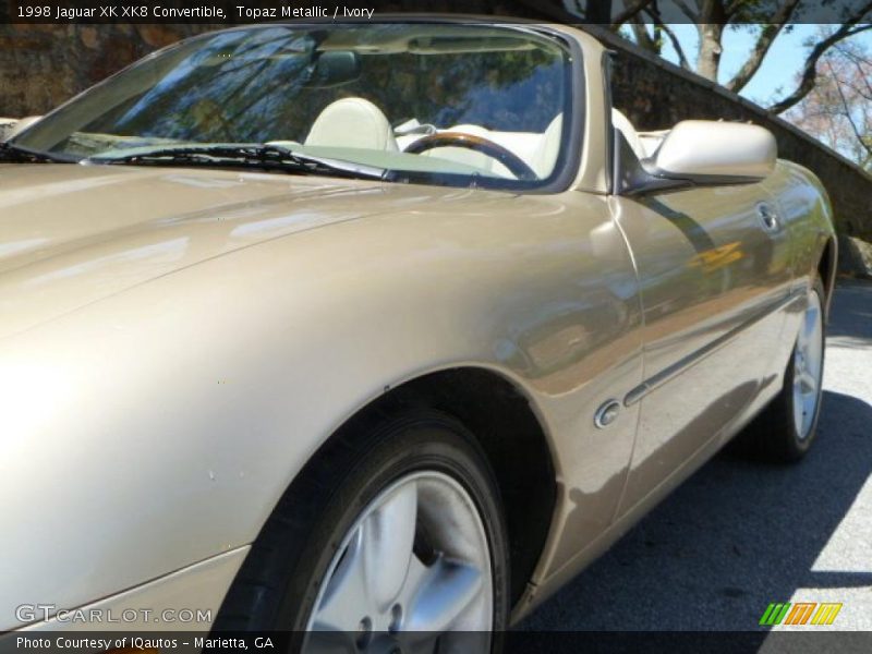 Topaz Metallic / Ivory 1998 Jaguar XK XK8 Convertible