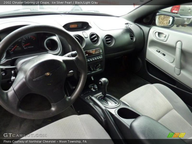 Black/Light Gray Interior - 2002 Sebring LX Coupe 