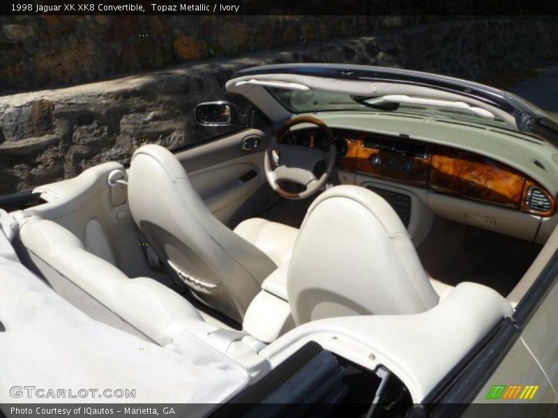  1998 XK XK8 Convertible Ivory Interior