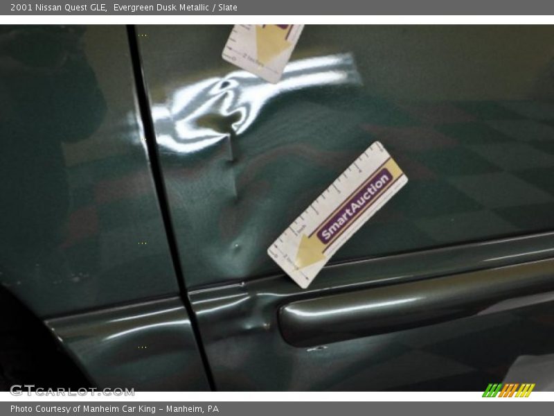 Evergreen Dusk Metallic / Slate 2001 Nissan Quest GLE
