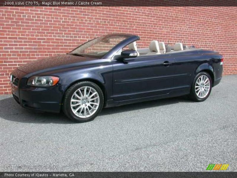 Magic Blue Metallic / Calcite Cream 2008 Volvo C70 T5