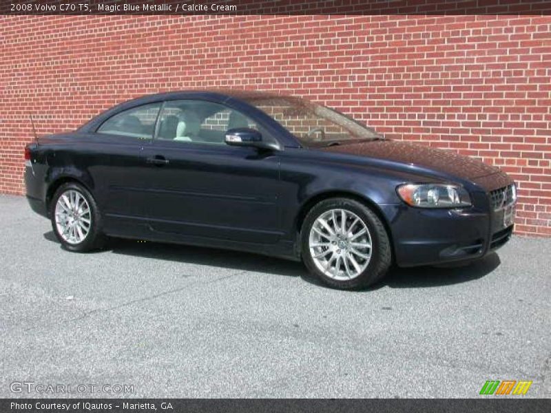 Magic Blue Metallic / Calcite Cream 2008 Volvo C70 T5