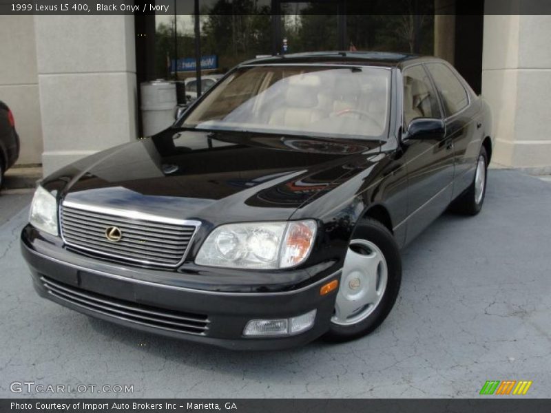 Black Onyx / Ivory 1999 Lexus LS 400
