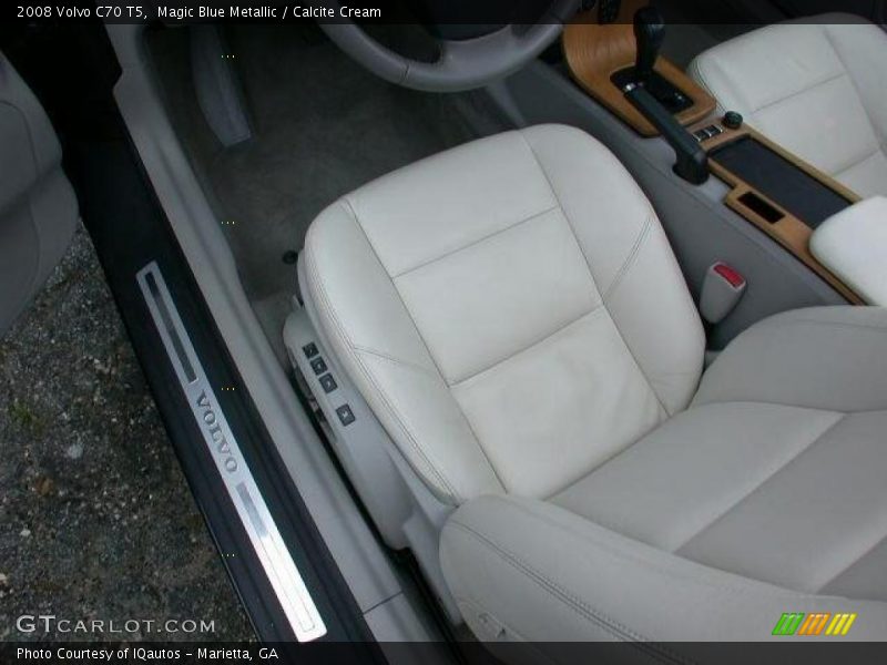 Magic Blue Metallic / Calcite Cream 2008 Volvo C70 T5