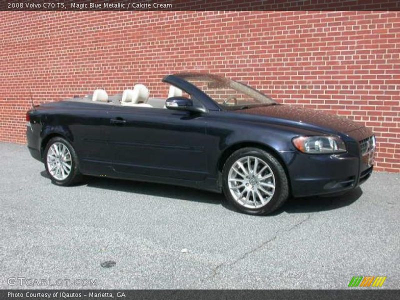 Magic Blue Metallic / Calcite Cream 2008 Volvo C70 T5