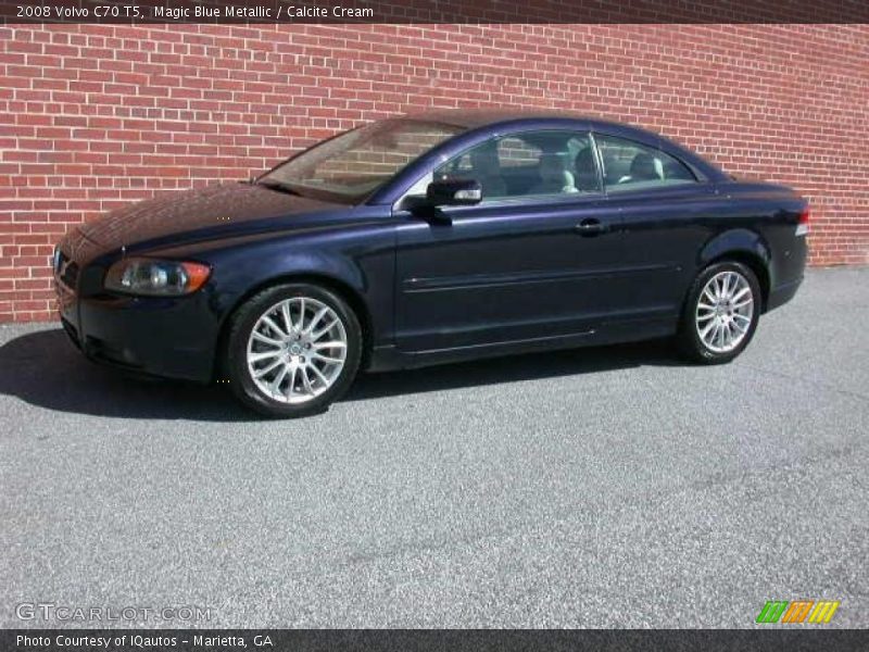 Magic Blue Metallic / Calcite Cream 2008 Volvo C70 T5