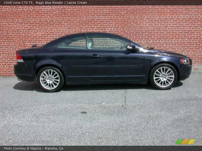 Magic Blue Metallic / Calcite Cream 2008 Volvo C70 T5