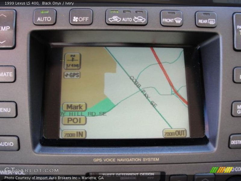 Black Onyx / Ivory 1999 Lexus LS 400